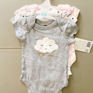 Hudson Baby 3 Piece Body Suits.